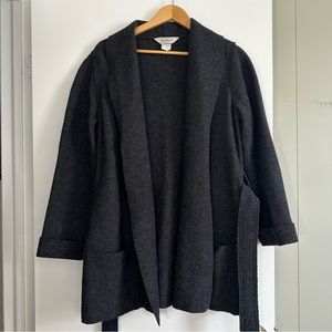 L.L. Bean Vintage Grey Wool Coat